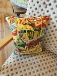 60s 70s canvas cushions