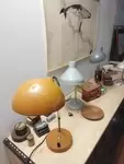 60s orange desk lamp