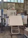 Alstom train drawing table