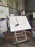 Alstom train drawing table