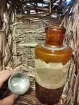 Amber Glass Pharmacy Jar 