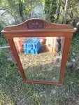 Antique beveled mirror