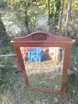 Antique beveled mirror