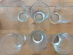 Antique chiseled glasses