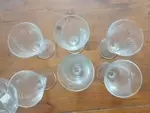 Verres anciens ciselés