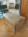 Antique curved chest