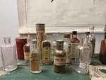 Apothecary pharmacy bottle