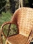 Chestnut armchair art pop 1950 