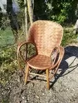 Chestnut armchair art pop 1950 