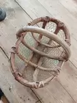 Children's fishing basket on foot