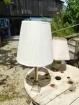 Lampe de table chrome