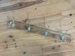 Coat rack with 4 hooks