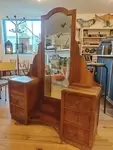 Dressing table with mirror