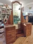 Dressing table with mirror