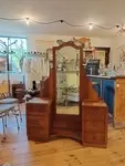 Dressing table with mirror