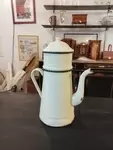 Enameled coffee pot from the 60s and 70s