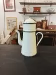 Enameled coffee pot from the 60s and 70s