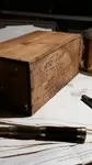 Hennessy Cognac wooden box
