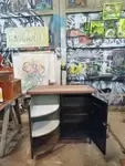 Industrial furniture workbench