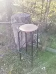 Industrial stool from the 50s 