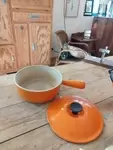 Le Creuset fondue pot