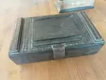 Leather box from the early 20th century