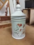 Lourioux apothecary porcelain jar