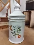 Lourioux apothecary porcelain jar