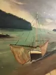 Marine painting oil on canvas 1988