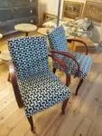 New upholstered bridge armchair 