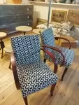 New upholstered bridge armchair 