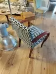 New upholstered bridge armchair 