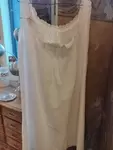 old linen cotton nightgown 20th century