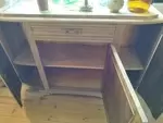 Old rough sanded sideboard