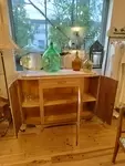 Old rough sanded sideboard