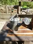 Old vintage watering can 