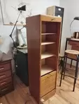 Old wooden curtain filing cabinet