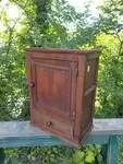 Old wooden medicine box 