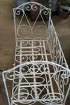 Old wrought iron bed