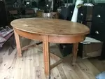 Oval ash table