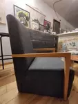 Pair of designer armchairs 