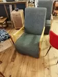 Pair of designer armchairs 