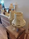 Pair of vintage bedside lamps