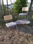 Paire de chaises vintage