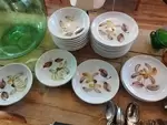 Set of 18 vintage plates