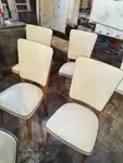 Set of six skai chairs 