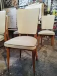 Set of six skai chairs 