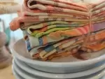 Set of twelve vintage napkins