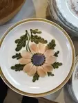 Six Gien dessert plates