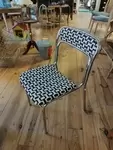 Space age chrome chair